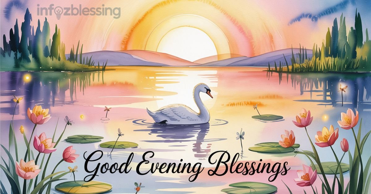 Inspirational good evening blessings pictures with quotes for encouragement.