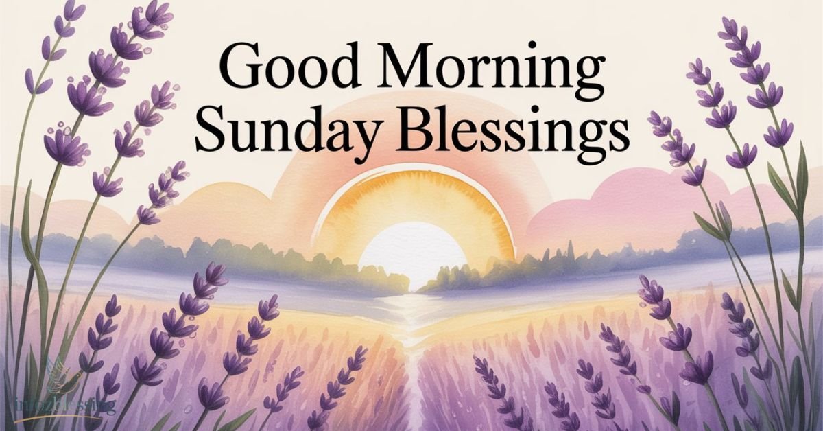 "80+ Good Morning Sunday Blessings and Prayers with Images for a peaceful, blessed Sunday"