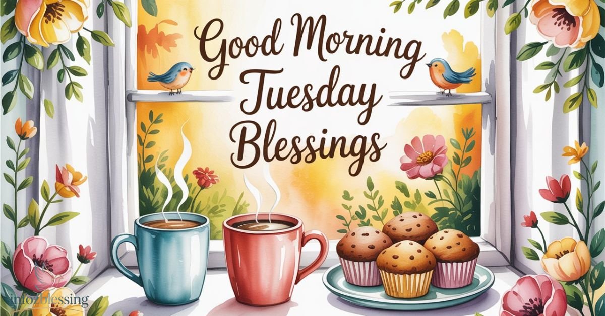 Positive and inspirational good morning Tuesday blessings for a joyful day
