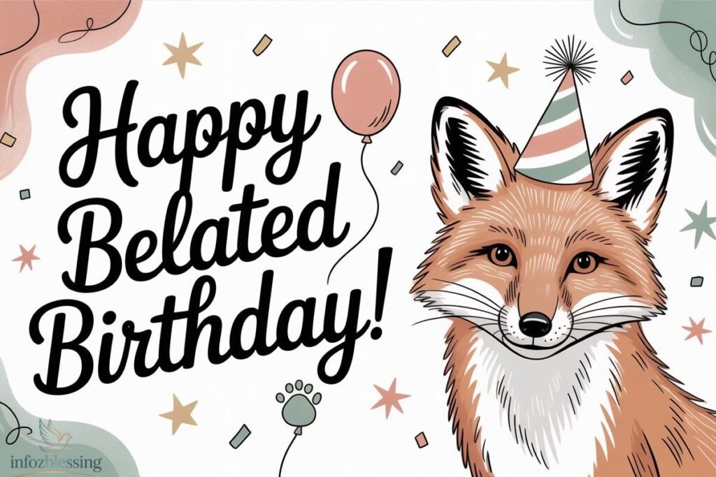 “Heartfelt belated birthday wishes for family and friends”