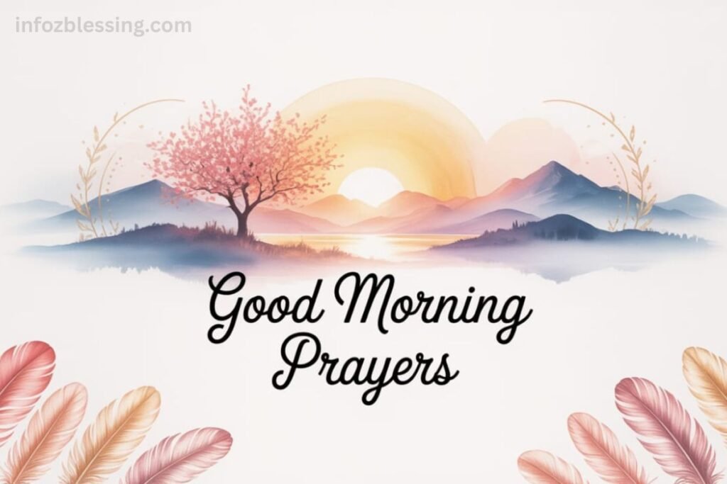 Morning prayers for friends and loved ones with love and blessings.
