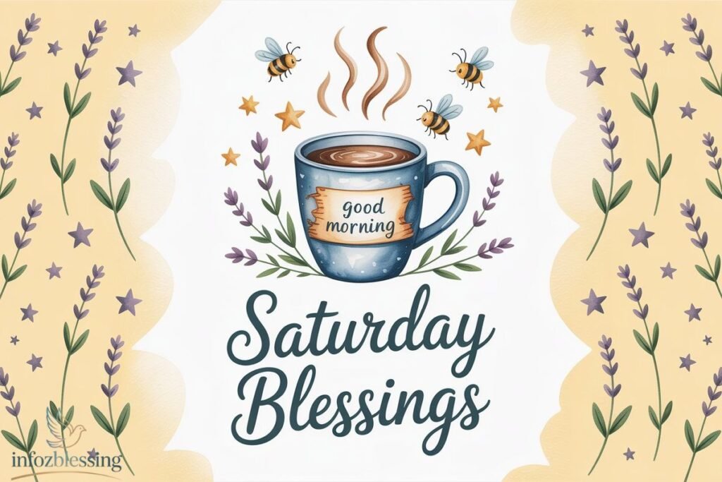 Good morning Saturday blessings to start the day with positivity and joy.