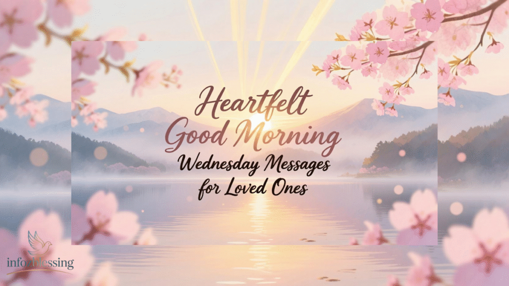 Inspirational good morning Wednesday messages filled with love and peace