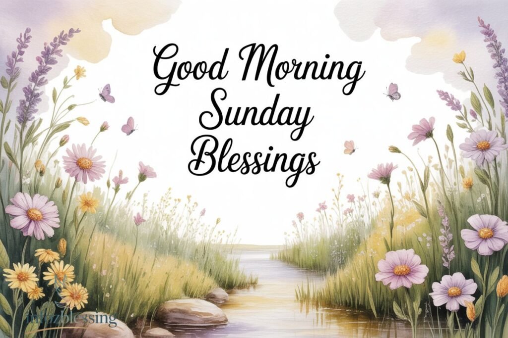 Heartwarming Good Morning Sunday Blessings to start a peaceful, grateful morning.