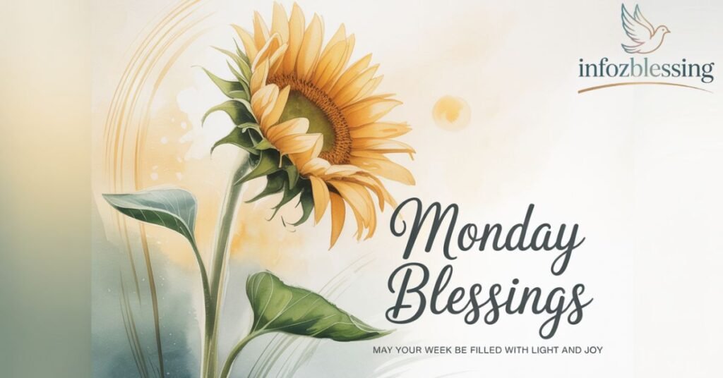 Inspirational Monday blessings with motivational quotes to start the week strong