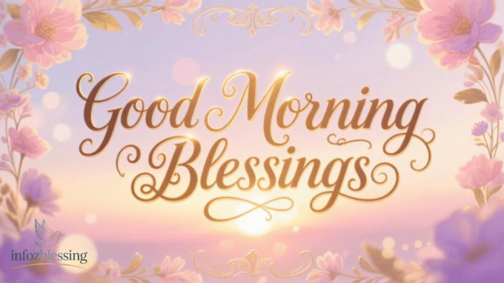 “Good morning blessings to start the day with peace and gratitude”