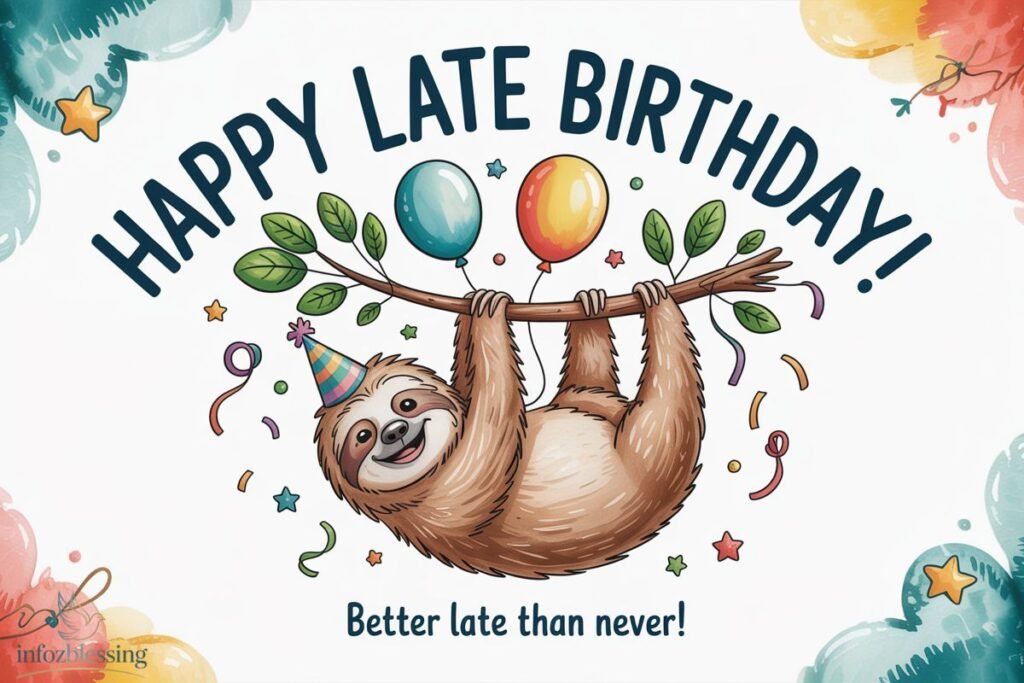 “Heartwarming belated birthday messages for a dear friend”