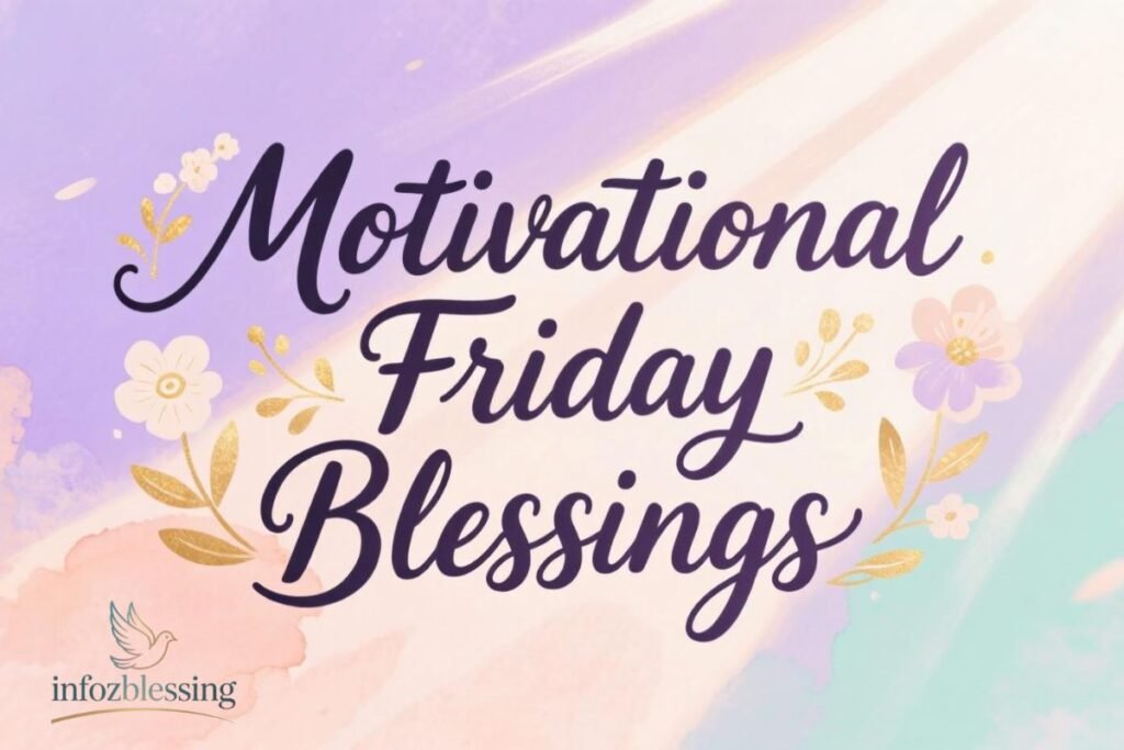 Positive Friday quotes and motivational blessings for inspiration and joy.