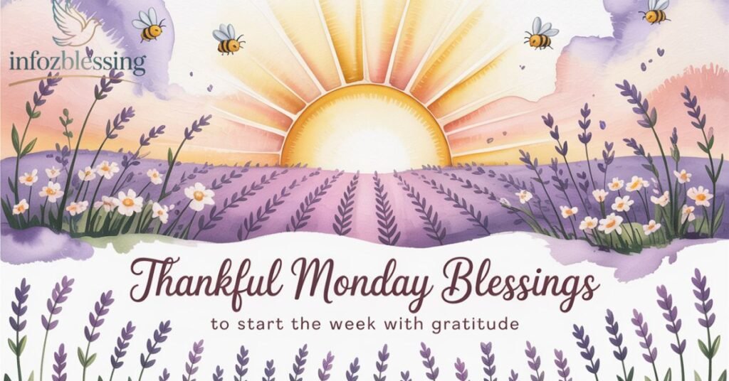 Positive Monday blessings for peace,love,and gratitude to start the week