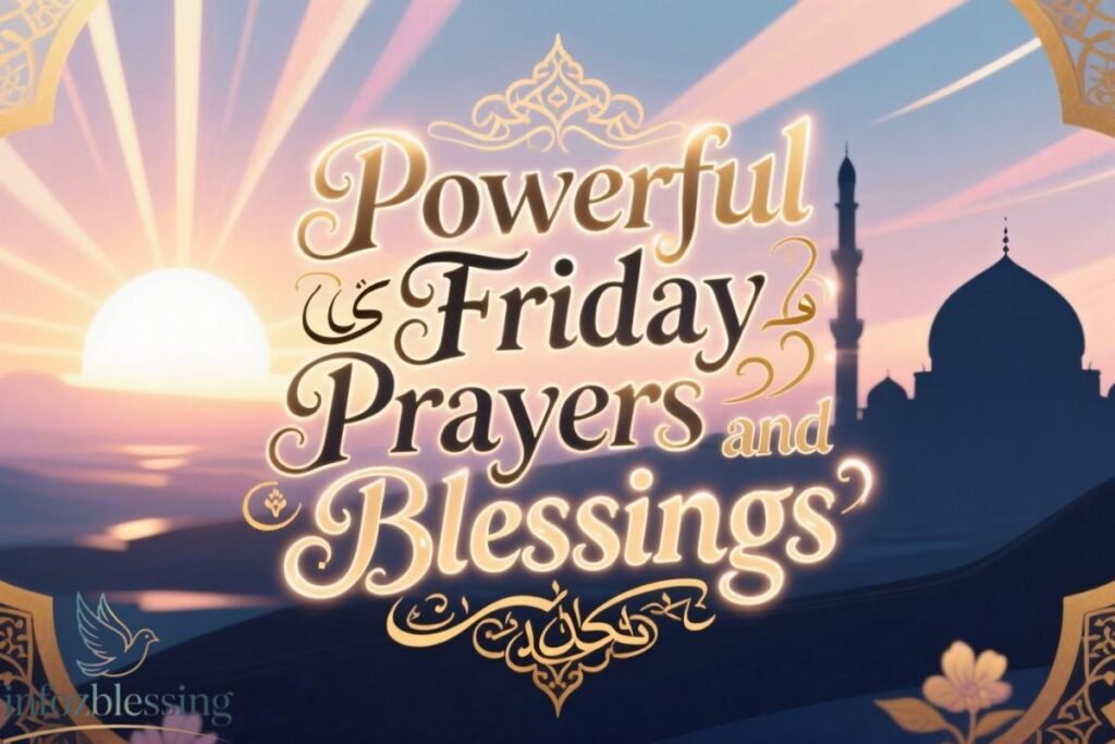 Powerful Friday prayers and blessings for peace and positivity.