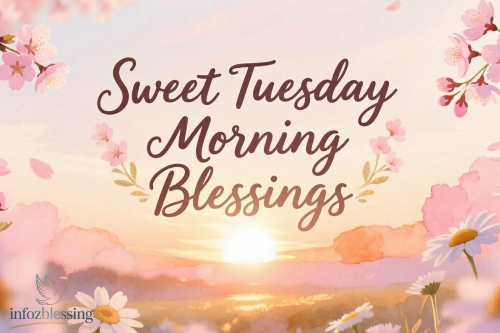 Short and sweet Good Morning Tuesday blessings for daily inspiration.