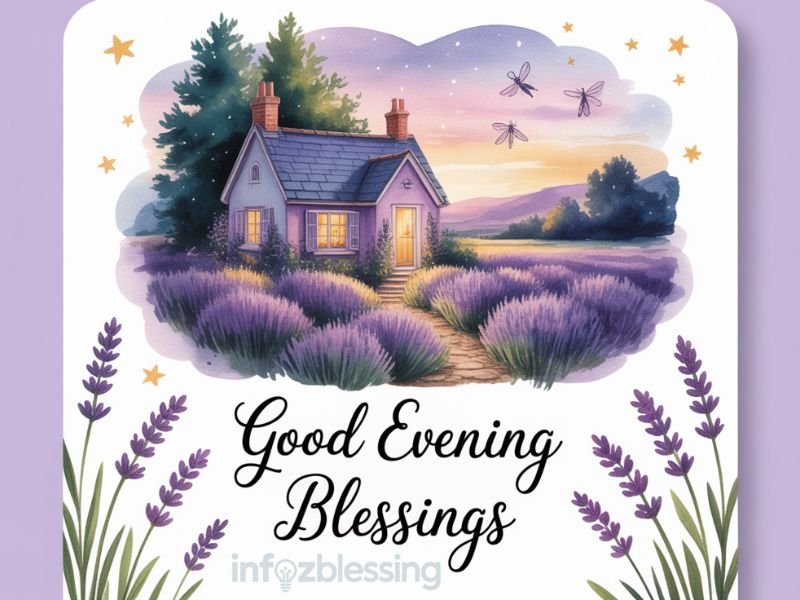 Spiritual good evening blessings with prayers for peace and faith.