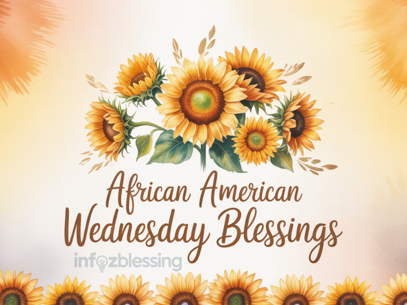Good morning Wednesday blessings African American messages with faith and joy.