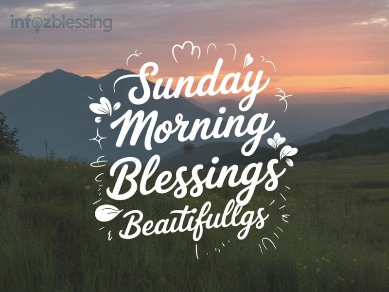 Heartwarming Good Morning Sunday Blessings images and quotes to inspire positivity and gratitude.
